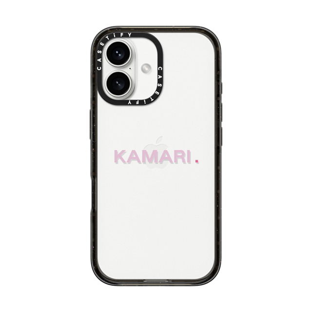 CASETiFY iPhone 16 ケース ブラック インパクトケース Custom Case - Kamari.