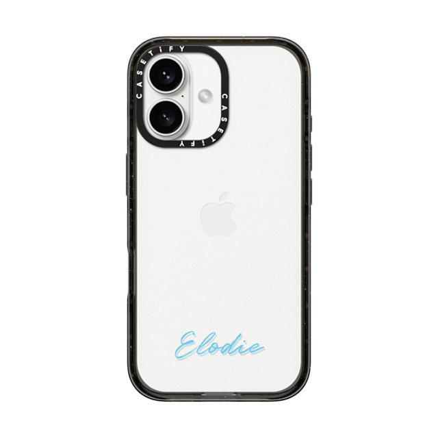 CASETiFY iPhone 16 ケース ブラック インパクトケース Custom Case - Elodie