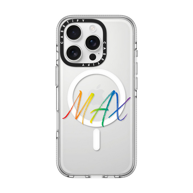 CASETiFY iPhone 16 Pro ケース クリア クリア ケース MagSafe対応 Custom Case - MAX