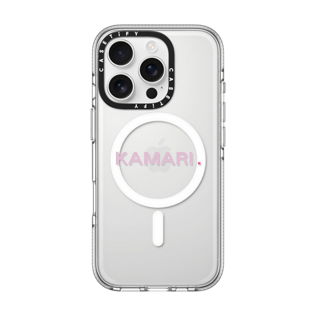 CASETiFY iPhone 16 Pro ケース クリア クリア ケース MagSafe対応 Custom Case - Kamari.