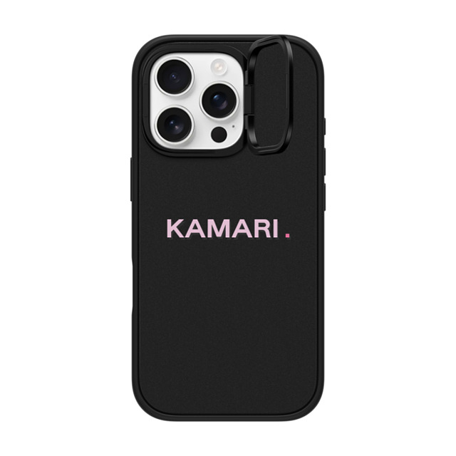 CASETiFY iPhone 16 Pro ケース マットブラック インパクトリングスタンドケース MagSafe対応 Custom Case - Kamari.