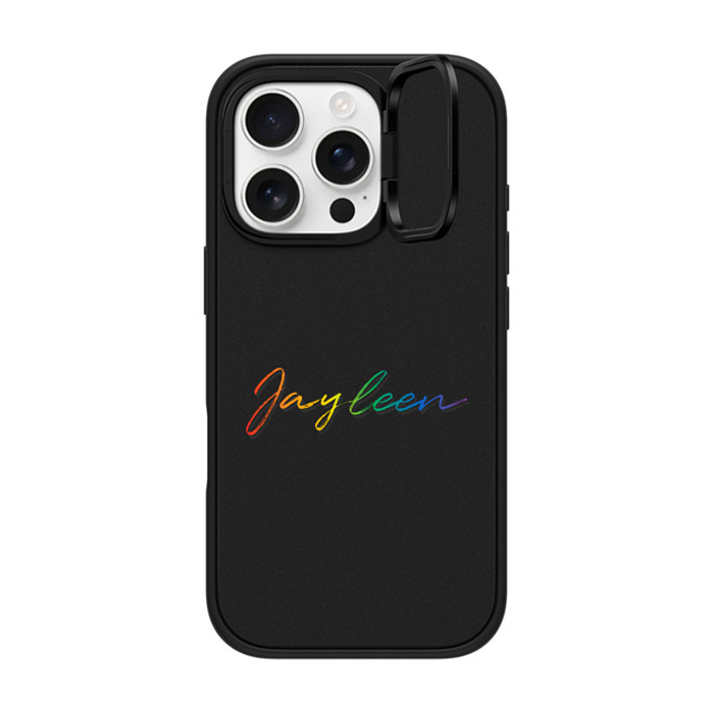 CASETiFY iPhone 16 Pro ケース マットブラック インパクトリングスタンドケース MagSafe対応 Custom Case - Jayleen