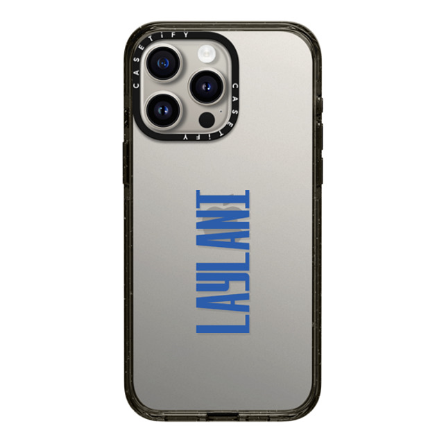 CASETiFY iPhone 15 Pro Max ケース ブラック インパクトケース Custom Case - Laylani