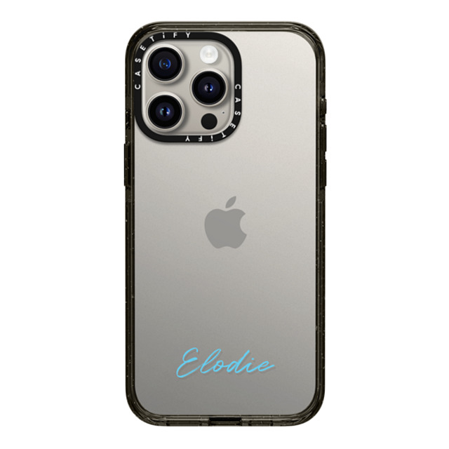 CASETiFY iPhone 15 Pro Max ケース ブラック インパクトケース Custom Case - Elodie