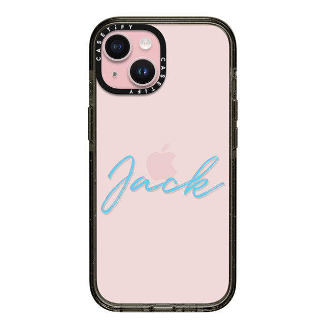 CASETiFY iPhone 15 ケース ブラック インパクトケース Custom Case - Jack