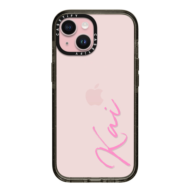 CASETiFY iPhone 15 ケース ブラック インパクトケース Custom Case - Kai