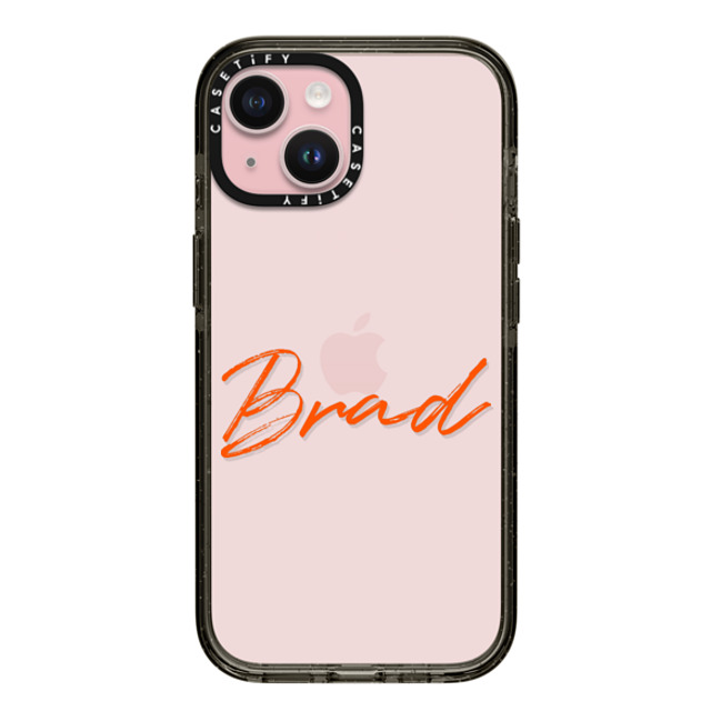 CASETiFY iPhone 15 ケース ブラック インパクトケース Custom Case - Brad