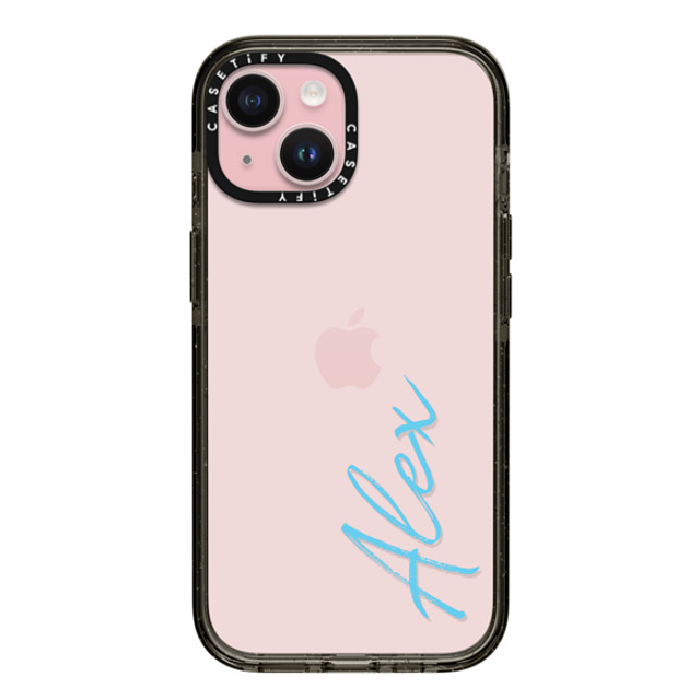 CASETiFY iPhone 15 ケース ブラック インパクトケース Custom Case - Alex