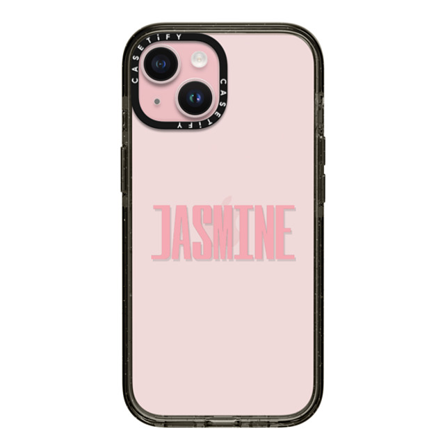 CASETiFY iPhone 15 ケース ブラック インパクトケース Custom Case - Jasmine