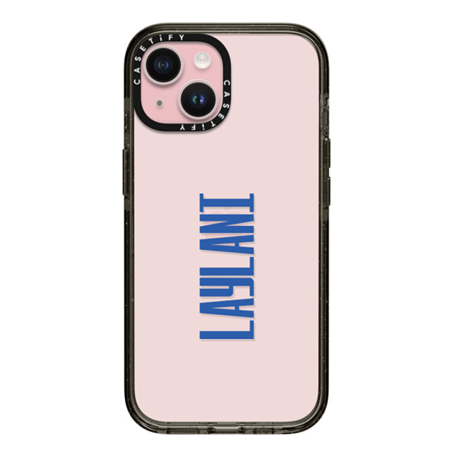 CASETiFY iPhone 15 ケース ブラック インパクトケース Custom Case - Laylani