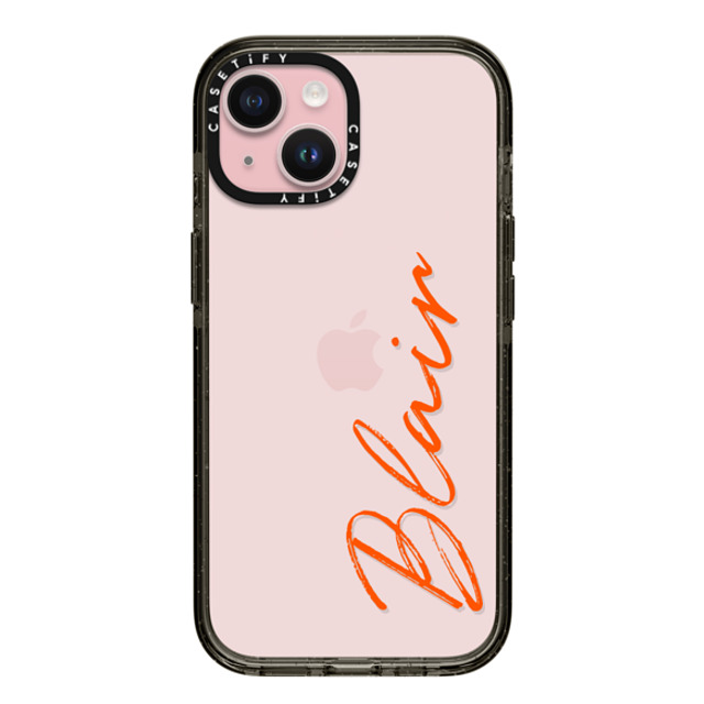 CASETiFY iPhone 15 ケース ブラック インパクトケース Custom Case - Blair