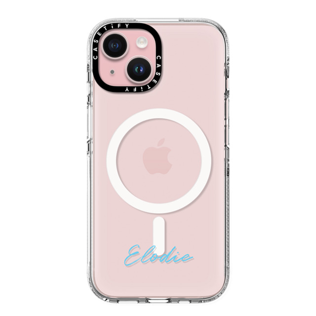 CASETiFY iPhone 15 ケース クリア クリア ケース MagSafe対応 Custom Case - Elodie