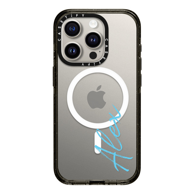 CASETiFY iPhone 15 Pro ケース ブラック インパクトケース MagSafe対応 Custom Case - Alex