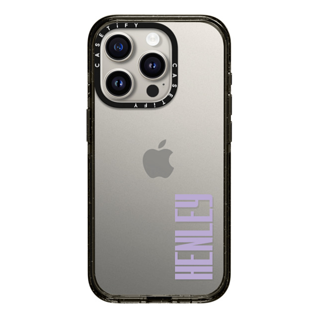 CASETiFY iPhone 15 Pro ケース ブラック インパクトケース Custom Case - Henley