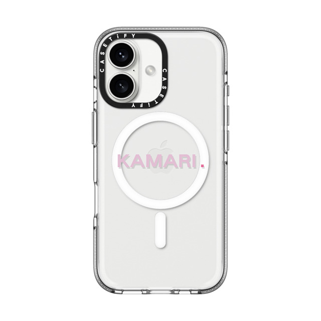 CASETiFY iPhone 16 ケース クリア クリア ケース MagSafe対応 Custom Case - Kamari.