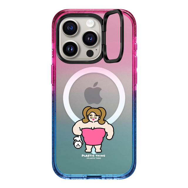Plastic Thing x CASETiFY iPhone 15 Pro ケース Cartoon,Food Cotton Candy インパクトリングスタンドケース MagSafe対応 Strong Love - Plastic Thing Father's Day Plastic Thing x CASETiFY iPhone 15 Pro ケース Cartoon,Food Cotton Candy インパクトリングスタンドケース MagSafe対応 Strong Love - Plastic Thing Father's Day
