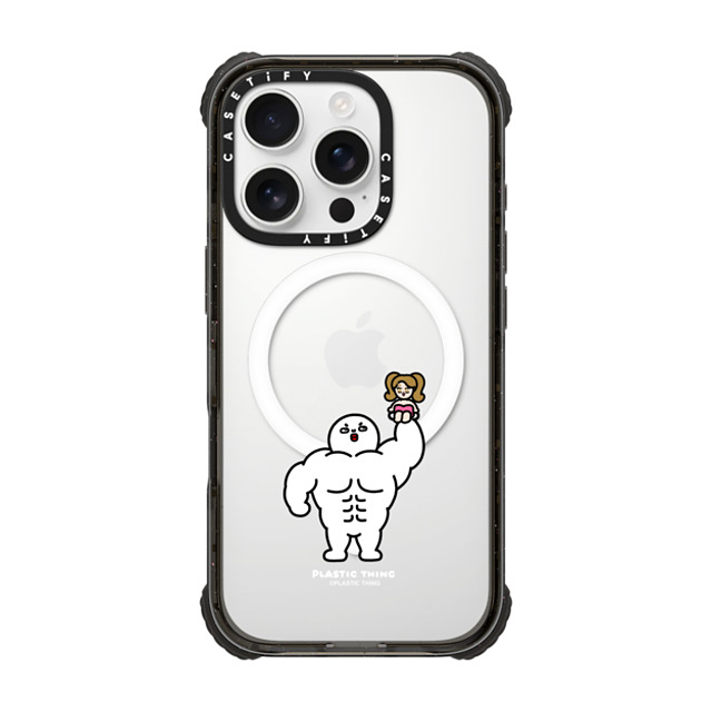 Plastic Thing x CASETiFY iPhone 16 Pro Case Black ウルトラ インパクトケース MagSafe 対応 Strong Love - Plastic Thing Plastic Thing x CASETiFY iPhone 16 Pro Case Black ウルトラ インパクトケース MagSafe 対応 Strong Love - Plastic Thing