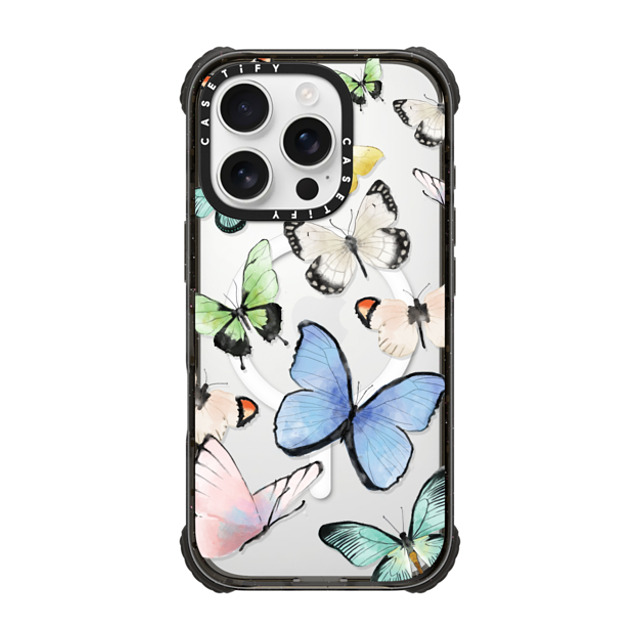 Maja Tomlijanovic x CASETiFY iPhone 16 Pro ケース Butterfly ブラック ウルトラ インパクトケース MagSafe 対応 Butterflies Father's Day Maja Tomlijanovic x CASETiFY iPhone 16 Pro ケース Butterfly ブラック ウルトラ インパクトケース MagSafe 対応 Butterflies Father's Day