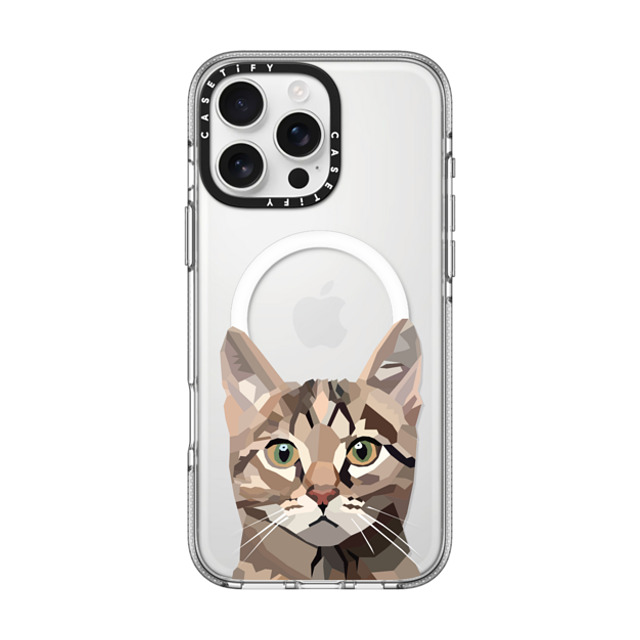 Maja Tomlijanovic x CASETiFY iPhone 16 Pro Max ケース クリア クリア ケース MagSafe対応 猫