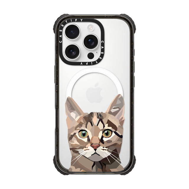 Maja Tomlijanovic x CASETiFY iPhone 16 Pro ケース Cat,Animal ブラック ウルトラ インパクトケース MagSafe 対応 猫 Father's Day Maja Tomlijanovic x CASETiFY iPhone 16 Pro ケース Cat,Animal ブラック ウルトラ インパクトケース MagSafe 対応 猫 Father's Day