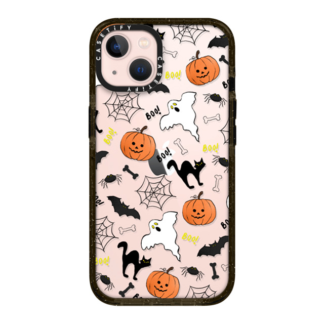 Maja Tomlijanovic x CASETiFY iPhone 13 ケース ブラック インパクトケース Boo! its Halloween