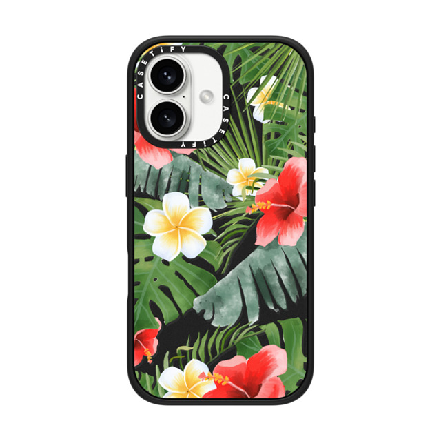 Maja Tomlijanovic x CASETiFY iPhone 16 ケース Sticker,Floral マットブラック インパクトケース MagSafe対応 tropical vibe (transparent) Father's Day Maja Tomlijanovic x CASETiFY iPhone 16 ケース Sticker,Floral マットブラック インパクトケース MagSafe対応 tropical vibe (transparent) Father's Day