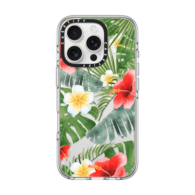 Maja Tomlijanovic x CASETiFY iPhone 16 Pro ケース Sticker,Floral クリア クリア ケース MagSafe対応 tropical vibe (transparent) Father's Day Maja Tomlijanovic x CASETiFY iPhone 16 Pro ケース Sticker,Floral クリア クリア ケース MagSafe対応 tropical vibe (transparent) Father's Day
