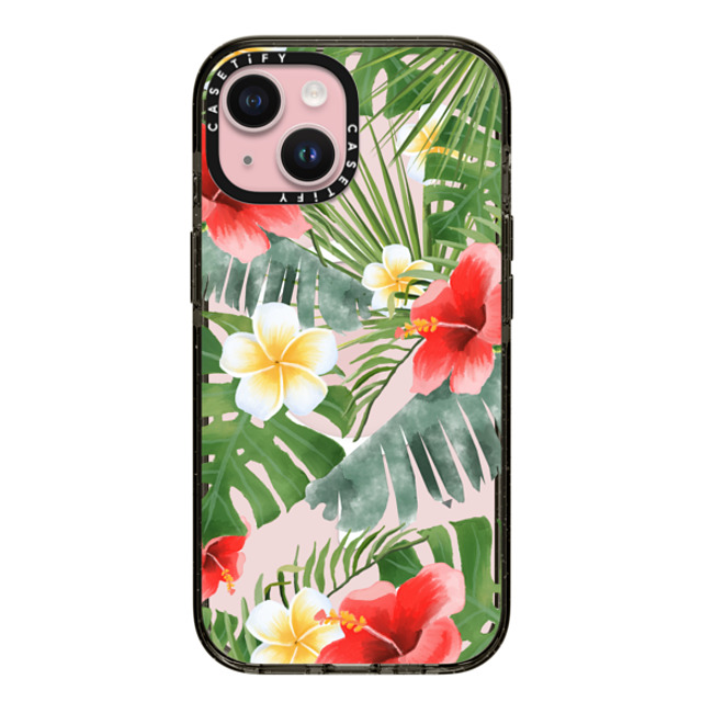 Maja Tomlijanovic x CASETiFY iPhone 15 Case Sticker,Floral Black Impact Case MagSafe Compatible tropical vibe (transparent) Mother's Day Maja Tomlijanovic x CASETiFY iPhone 15 Case Sticker,Floral Black Impact Case MagSafe Compatible tropical vibe (transparent) Mother's Day