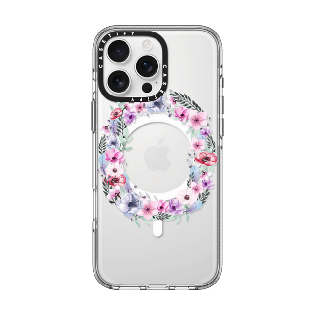 Maja Tomlijanovic x CASETiFY iPhone 16 Pro Max ケース クリア クリア ケース MagSafe対応 Flower O Back to School Maja Tomlijanovic x CASETiFY iPhone 16 Pro Max ケース クリア クリア ケース MagSafe対応 Flower O Back to School