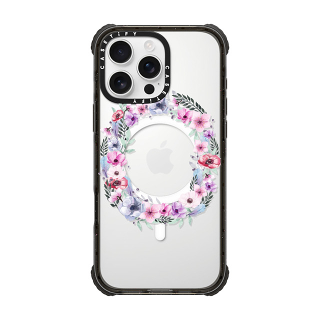Maja Tomlijanovic x CASETiFY iPhone 16 Pro Max Case Black ウルトラ インパクトケース MagSafe 対応 Flower O Back to School Maja Tomlijanovic x CASETiFY iPhone 16 Pro Max Case Black ウルトラ インパクトケース MagSafe 対応 Flower O Back to School