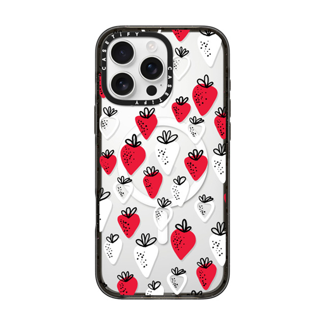 Maja Tomlijanovic x CASETiFY iPhone 16 Pro Max ケース Sticker,Cherry ブラック インパクトケース MagSafe対応 Strawberry love transparent Mother's Day Maja Tomlijanovic x CASETiFY iPhone 16 Pro Max ケース Sticker,Cherry ブラック インパクトケース MagSafe対応 Strawberry love transparent Mother's Day