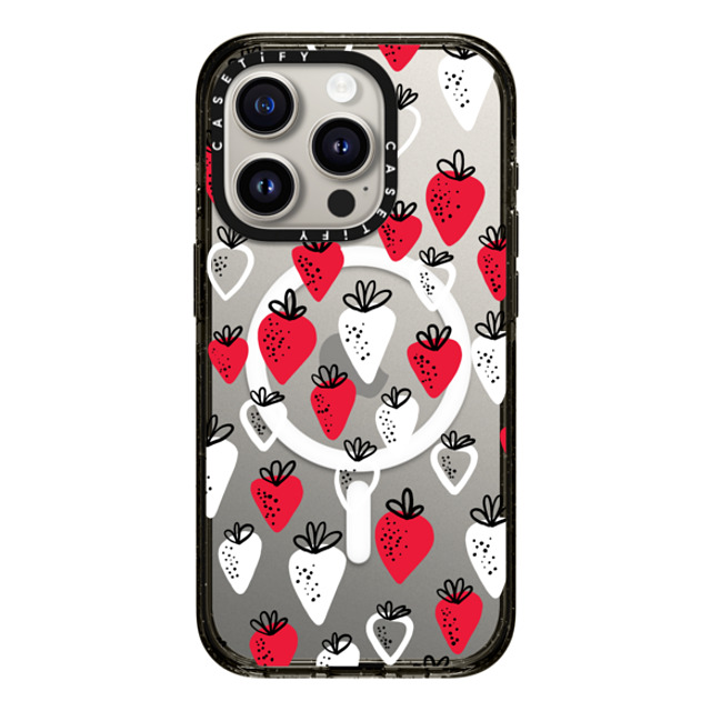 Maja Tomlijanovic x CASETiFY iPhone 15 Pro ケース Sticker,Cherry ブラック インパクトケース MagSafe対応 Strawberry love transparent Back to School Maja Tomlijanovic x CASETiFY iPhone 15 Pro ケース Sticker,Cherry ブラック インパクトケース MagSafe対応 Strawberry love transparent Back to School