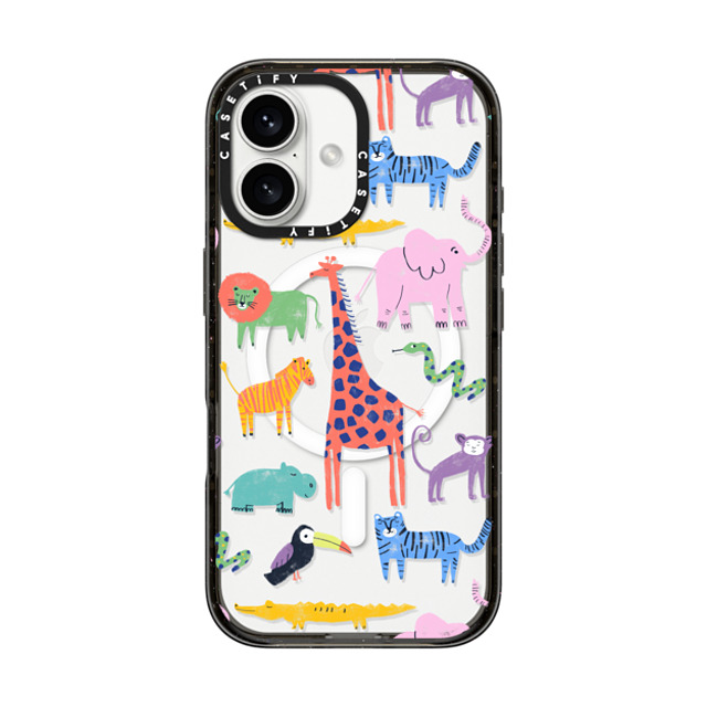 Maja Tomlijanovic x CASETiFY iPhone 16 Case Sticker,Animal Black Impact Case MagSafe Compatible Wild life Back to School Maja Tomlijanovic x CASETiFY iPhone 16 Case Sticker,Animal Black Impact Case MagSafe Compatible Wild life Back to School