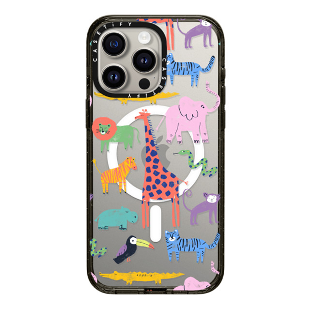 Maja Tomlijanovic x CASETiFY iPhone 15 Pro Max Case Sticker,Animal Black Impact Case MagSafe Compatible Wild life Back to School Maja Tomlijanovic x CASETiFY iPhone 15 Pro Max Case Sticker,Animal Black Impact Case MagSafe Compatible Wild life Back to School