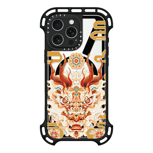 CASETiFY iPhone 16 Pro Max Case Black ウルトラ バウンスケース MagSafe対応 Dragon Awakening CASETiFY iPhone 16 Pro Max Case Black ウルトラ バウンスケース MagSafe対応 Dragon Awakening