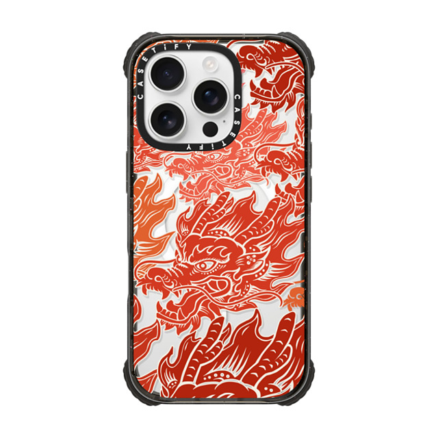 CASETiFY iPhone 16 Pro Case Black ウルトラ インパクトケース MagSafe 対応 Dragon Dragon of Paper Cutting CASETiFY iPhone 16 Pro Case Black ウルトラ インパクトケース MagSafe 対応 Dragon Dragon of Paper Cutting