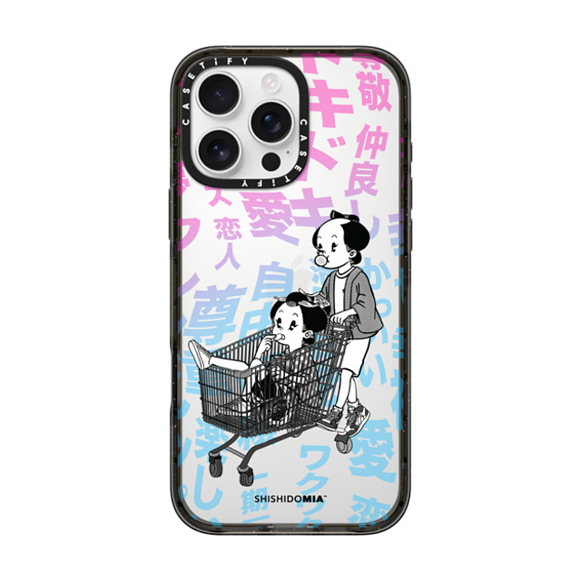 Shishidomia x CASETiFY iPhone 16 Pro Max Case Cartoon,Anime Black インパクトケース Supermarket by Shishidomia Father's Day Shishidomia x CASETiFY iPhone 16 Pro Max Case Cartoon,Anime Black インパクトケース Supermarket by Shishidomia Father's Day