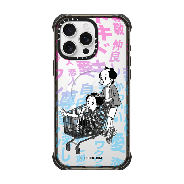 Shishidomia x CASETiFY iPhone 16 Pro Max Case Cartoon,Anime Black ウルトラ インパクトケース MagSafe 対応 Supermarket by Shishidomia Father's Day Shishidomia x CASETiFY iPhone 16 Pro Max Case Cartoon,Anime Black ウルトラ インパクトケース MagSafe 対応 Supermarket by Shishidomia Father's Day
