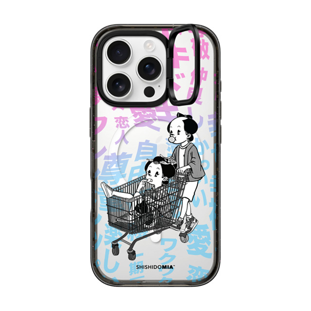 Shishidomia x CASETiFY iPhone 16 Pro Case Cartoon,Anime Black インパクトリングスタンドケース MagSafe対応 Supermarket by Shishidomia Father's Day Shishidomia x CASETiFY iPhone 16 Pro Case Cartoon,Anime Black インパクトリングスタンドケース MagSafe対応 Supermarket by Shishidomia Father's Day