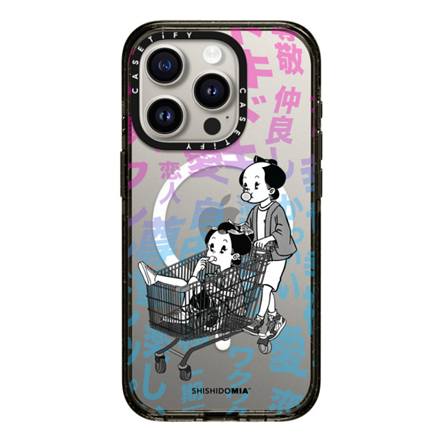 Shishidomia x CASETiFY iPhone 15 Pro Case Cartoon,Anime Black インパクトケース MagSafe対応 Supermarket by Shishidomia Father's Day Shishidomia x CASETiFY iPhone 15 Pro Case Cartoon,Anime Black インパクトケース MagSafe対応 Supermarket by Shishidomia Father's Day