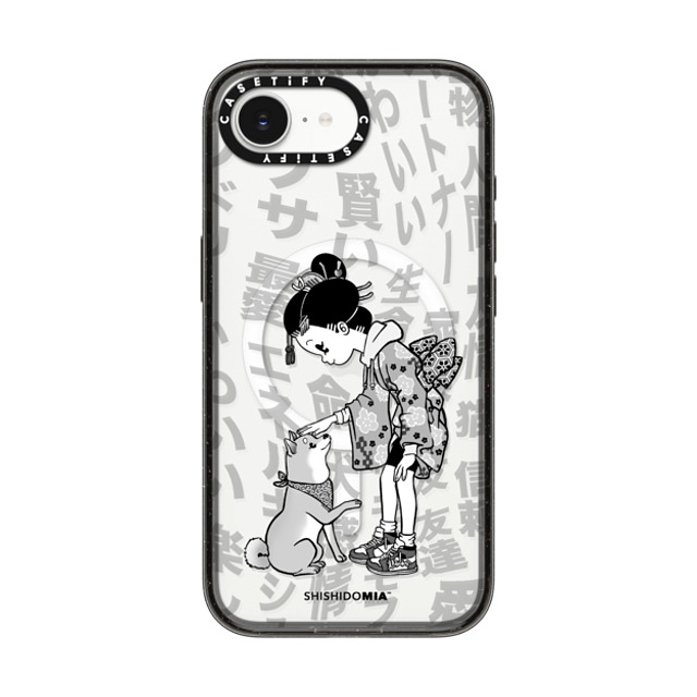 Shishidomia x CASETiFY iPhone 16e Case Dog,Animal Black Impact Case MagSafe Compatible Dog Lover by Shishidomia Back to School Shishidomia x CASETiFY iPhone 16e Case Dog,Animal Black Impact Case MagSafe Compatible Dog Lover by Shishidomia Back to School