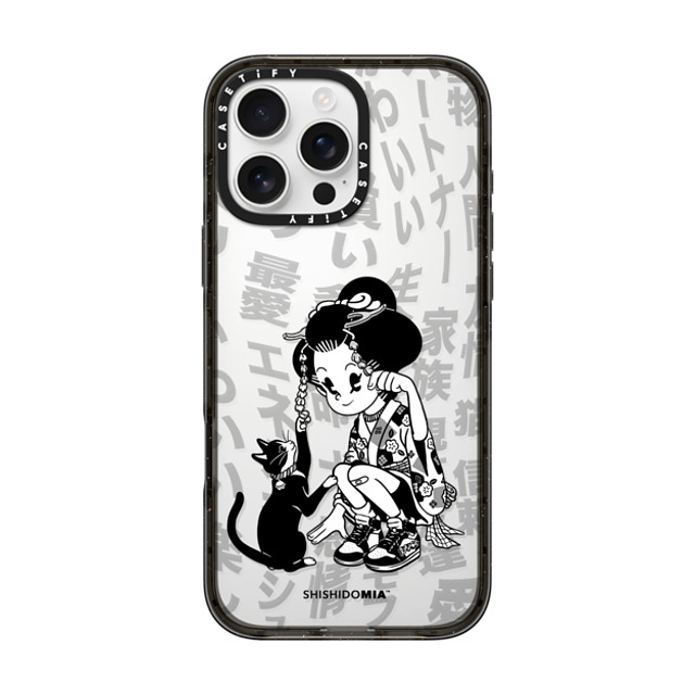 Shishidomia x CASETiFY iPhone 16 Pro Max Case Cat,Animal Black インパクトケース Cat Lover by Shishidomia Mother's Day Shishidomia x CASETiFY iPhone 16 Pro Max Case Cat,Animal Black インパクトケース Cat Lover by Shishidomia Mother's Day