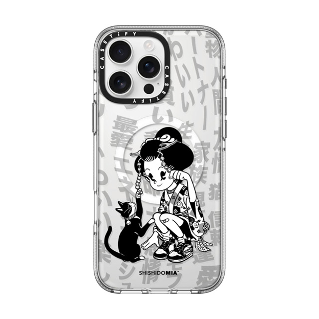 Shishidomia x CASETiFY iPhone 16 Pro Max Case Cat,Animal Clear Clear Case MagSafe Compatible Cat Lover by Shishidomia Father's Day Shishidomia x CASETiFY iPhone 16 Pro Max Case Cat,Animal Clear Clear Case MagSafe Compatible Cat Lover by Shishidomia Father's Day