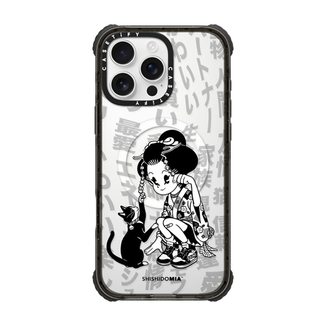 Shishidomia x CASETiFY iPhone 16 Pro Max Case Cat,Animal Black ウルトラ インパクトケース MagSafe 対応 Cat Lover by Shishidomia Father's Day Shishidomia x CASETiFY iPhone 16 Pro Max Case Cat,Animal Black ウルトラ インパクトケース MagSafe 対応 Cat Lover by Shishidomia Father's Day