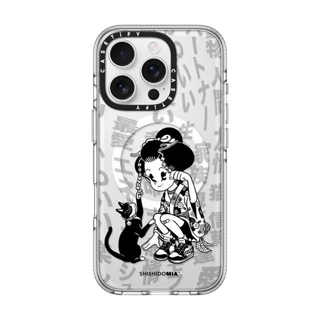 Shishidomia x CASETiFY iPhone 16 Pro Case Cat,Animal Clear Clear Case MagSafe Compatible Cat Lover by Shishidomia Mother's Day Shishidomia x CASETiFY iPhone 16 Pro Case Cat,Animal Clear Clear Case MagSafe Compatible Cat Lover by Shishidomia Mother's Day