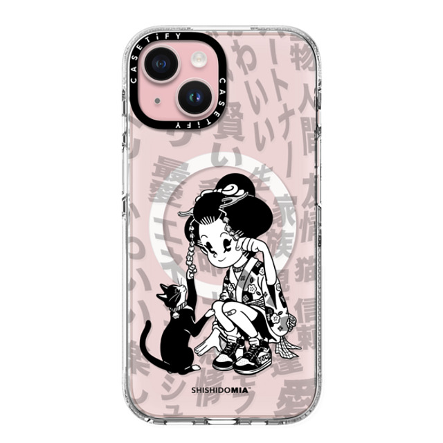 Shishidomia x CASETiFY iPhone 15 Case Cat,Animal Clear Clear Case MagSafe Compatible Cat Lover by Shishidomia Father's Day Shishidomia x CASETiFY iPhone 15 Case Cat,Animal Clear Clear Case MagSafe Compatible Cat Lover by Shishidomia Father's Day