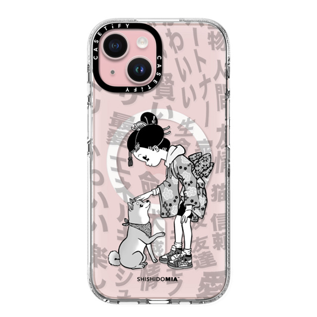 Shishidomia x CASETiFY iPhone 15 ケース Dog,Animal クリア クリア ケース MagSafe対応 Dog Lover by Shishidomia Back to School Shishidomia x CASETiFY iPhone 15 ケース Dog,Animal クリア クリア ケース MagSafe対応 Dog Lover by Shishidomia Back to School