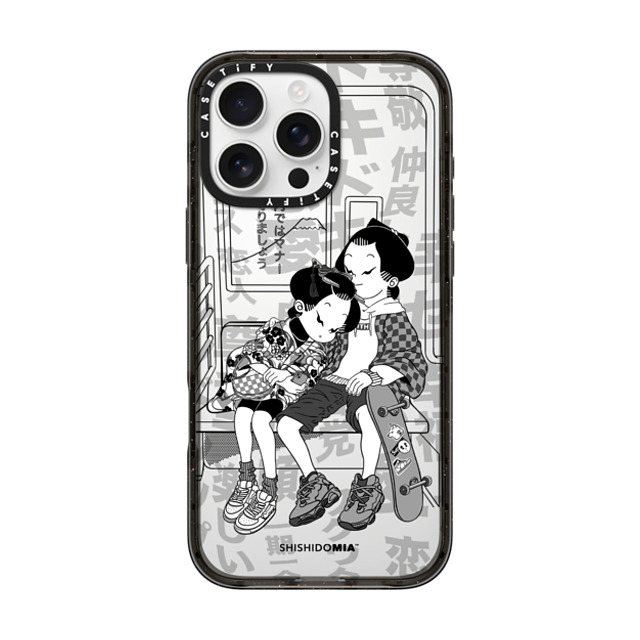 Shishidomia x CASETiFY iPhone 16 Pro Max Case Cartoon,Anime Black インパクトケース Daydreaming by Shishidomia Father's Day Shishidomia x CASETiFY iPhone 16 Pro Max Case Cartoon,Anime Black インパクトケース Daydreaming by Shishidomia Father's Day