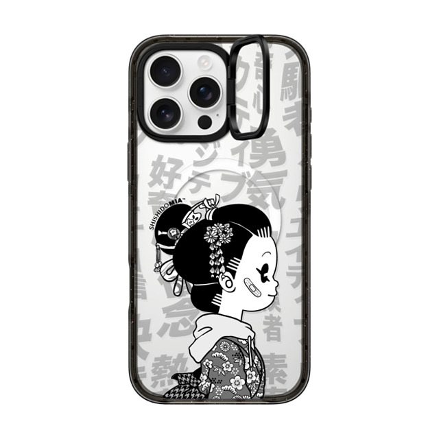 Shishidomia x CASETiFY iPhone 16 Pro Max ケース Cartoon,Anime ブラック インパクトリングスタンドケース MagSafe対応 Looking Forward by Shishidomia Father's Day Shishidomia x CASETiFY iPhone 16 Pro Max ケース Cartoon,Anime ブラック インパクトリングスタンドケース MagSafe対応 Looking Forward by Shishidomia Father's Day