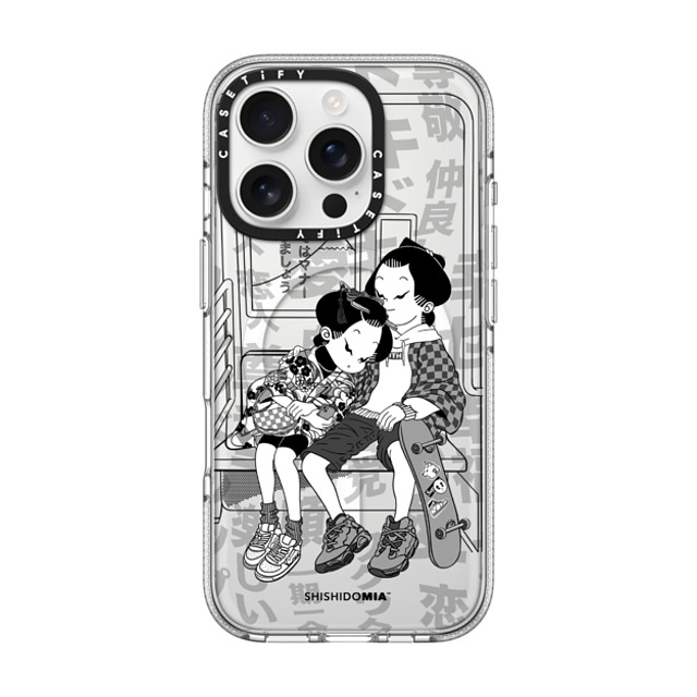 Shishidomia x CASETiFY iPhone 16 Pro Case Cartoon,Anime クリア クリア ケース MagSafe対応 Daydreaming by Shishidomia Father's Day Shishidomia x CASETiFY iPhone 16 Pro Case Cartoon,Anime クリア クリア ケース MagSafe対応 Daydreaming by Shishidomia Father's Day